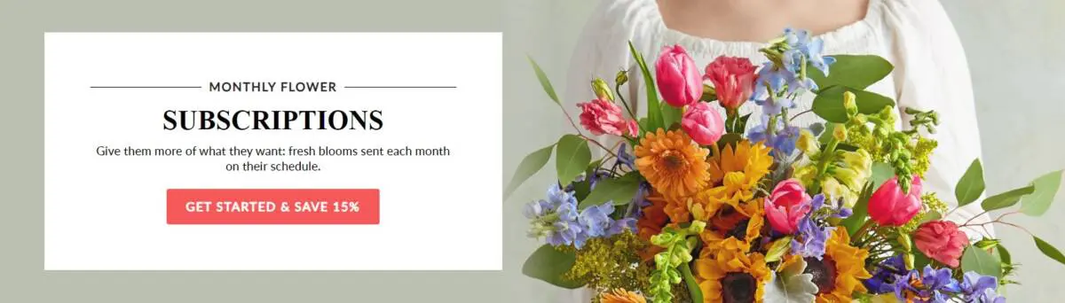 flower subscription banner