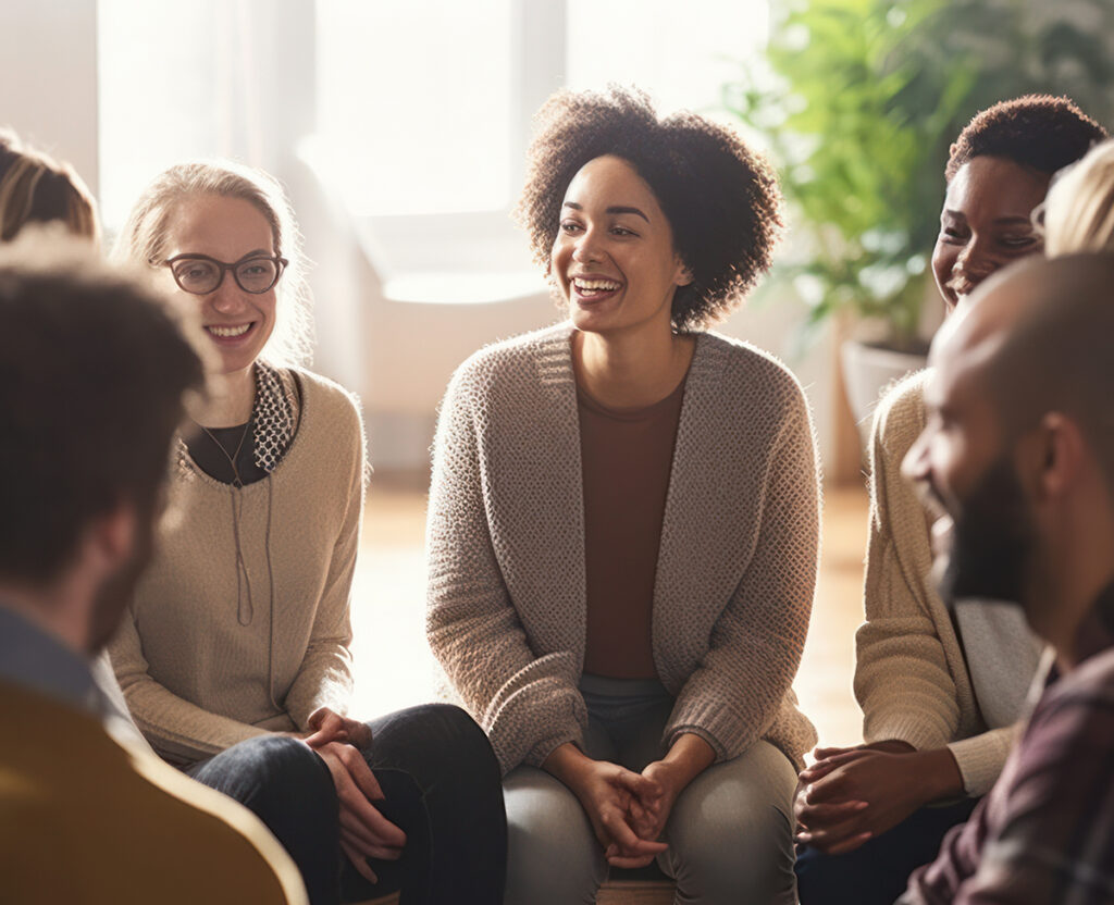 A support group focusing on mental health for specific communiti