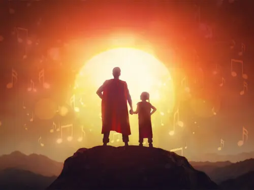 music fatherhood dad hero